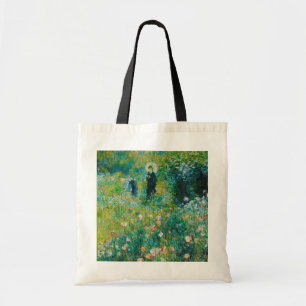 Bolso De Tela Mujer con Parasol, Jardín, Renoir