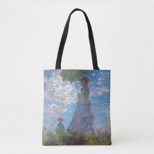 Bolso De Tela Mujer con Parasol, Monet