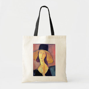 Bolso De Tela Mujer con sombrero grande, Modigliani
