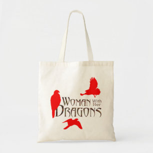 Bolso De Tela Mujer con sus dragones
