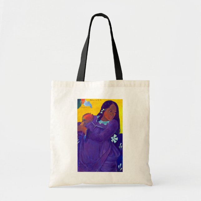 Bolso De Tela Mujer con un mango, Gauguin (Frente)