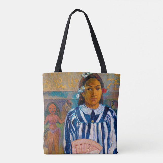 Bolso De Tela Mujer con ventilador, Gauguin (Reverso)