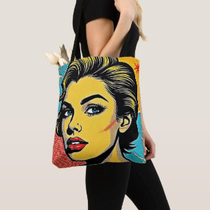 Bolso De Tela Mujer de Pop Art enérgica definida
