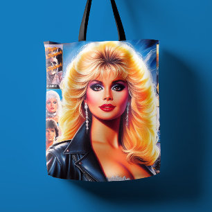 Bolso De Tela Mujer de Retrowave de los 80