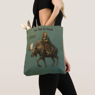 Bolso De Tela Mujer del Bosque Huldra Nórdica