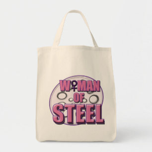 Bolso De Tela Mujer del tote de acero