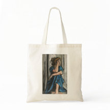 Mujer en azul
