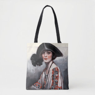 Bolso De Tela Mujer en blusa bordada