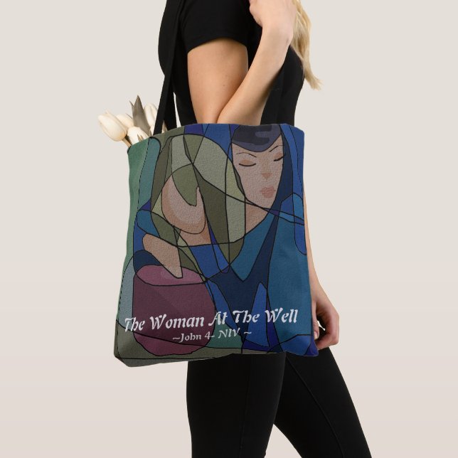 Bolso De Tela Mujer En El Pozo (Hombro): (Detalle)