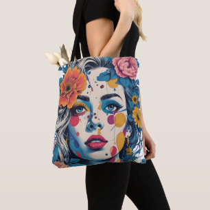 Bolso De Tela mujer en forma de arte