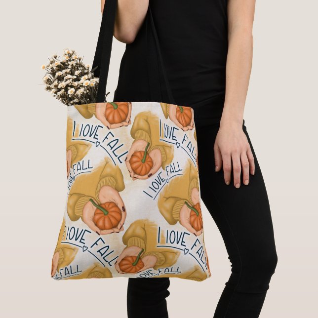 BOLSO DE TELA MUJER EN ORO SUCINA CON PEQUEÑO PUMPKIN (Detalle)