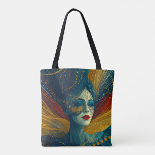 Bolso De Tela Mujer Fantasía Moderna Única Tendenciosa Genial