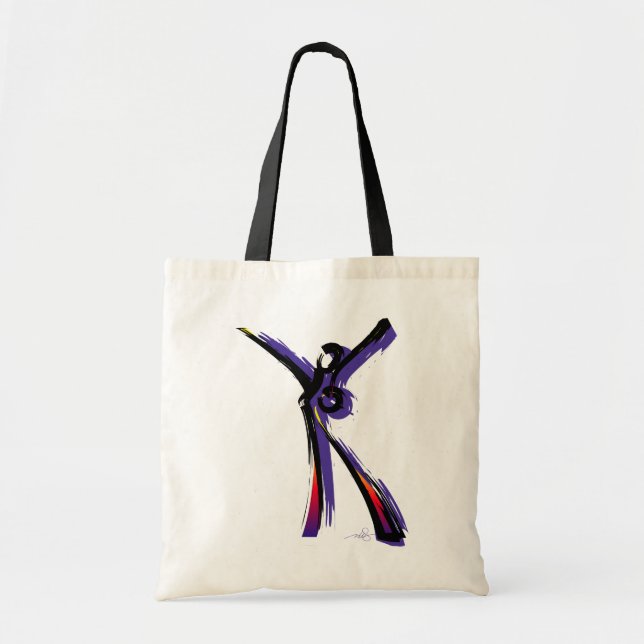 Bolso De Tela Mujer figurativa (Frente)