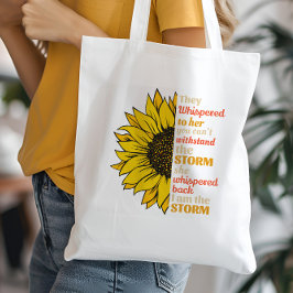 Bolso De Tela Mujer Fuerte De Girasol Que Le Susurraron