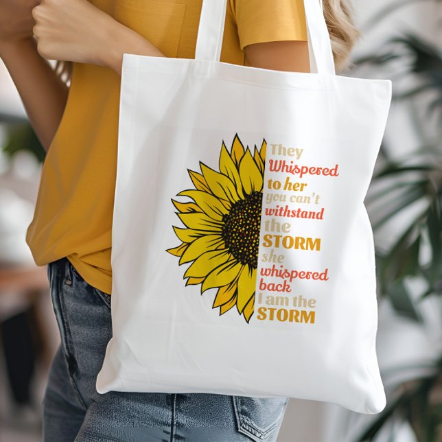 Bolso De Tela Mujer Fuerte De Girasol Que Le Susurraron (Subido por el creador)