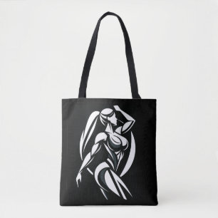 Bolso De Tela Mujer Fuerte Entrenamiento Personal Fitness Minima
