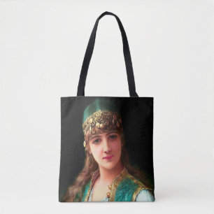 Bolso De Tela Mujer gitana victoriana elegante bailarina de vien