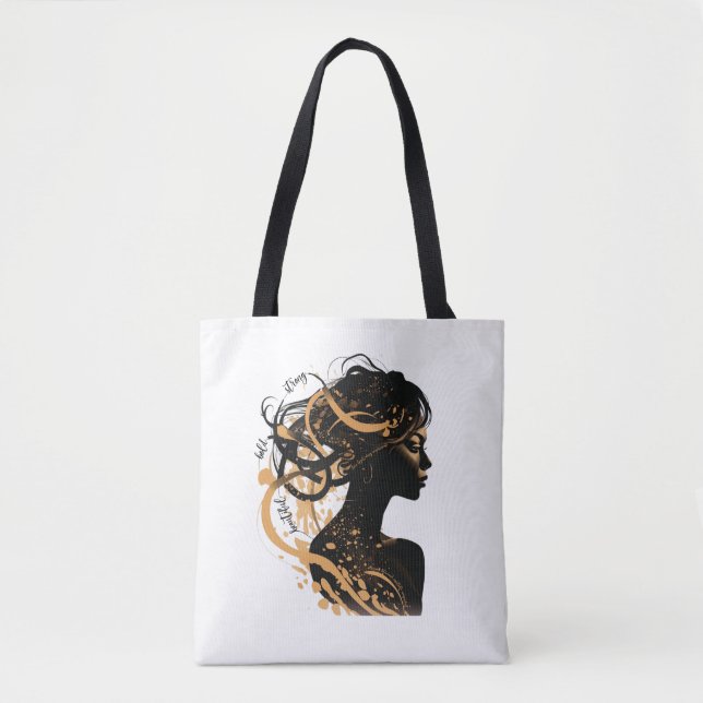 Bolso De Tela Mujer inspiradora Tote Bag (Anverso)