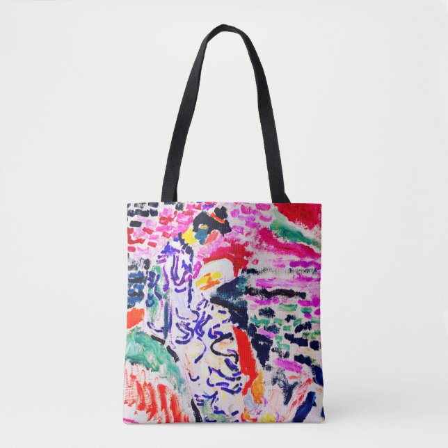 Bolso De Tela Mujer japonesa al lado del agua, Matisse (Anverso)