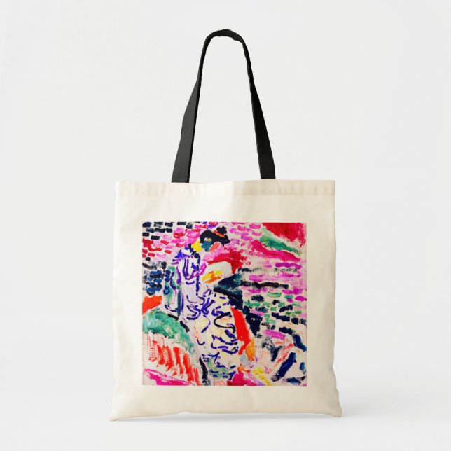 Bolso De Tela Mujer japonesa al lado del agua, Matisse (Frente)
