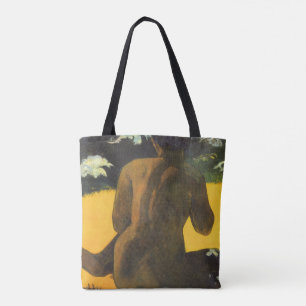 Bolso De Tela Mujer junto al mar de Paul Gauguin, Arte fino vint