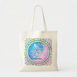 Bolso De Tela Mujer Luna Acuario