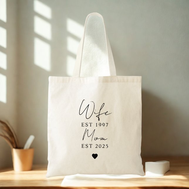 Bolso De Tela Mujer Mamá EST 2025 | Regalo de mamá nueva persona (Subido por el creador)