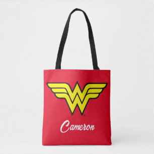 Bolso De Tela Mujer Maravilla Logotipo clásico