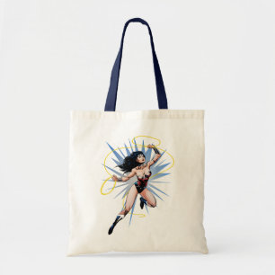 Bolso De Tela Mujer Maravilla y Lasso de la Verdad