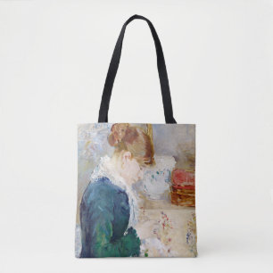 Bolso De Tela Mujer masticando, Berthe Morisot