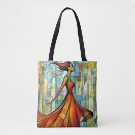 Bolso De Tela Mujer Moderna Original Única Genial de Moda Fantas