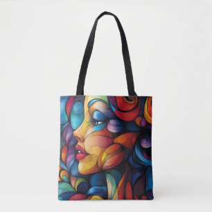 Bolso De Tela Mujer Moderna Original Única Genial de Moda Fantas