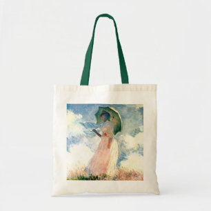 Bolso De Tela Mujer Monet con una sombrilla a la izquierda
