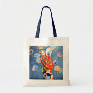 Bolso De Tela Mujer Monet en traje japonés