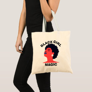 Bolso De Tela Mujer negra afro, historia negra mágica chica negr