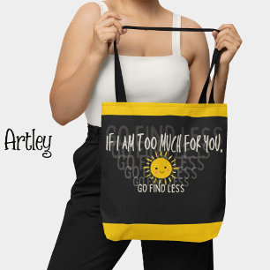 Bolso De Tela Mujer negra confiada feliz sol