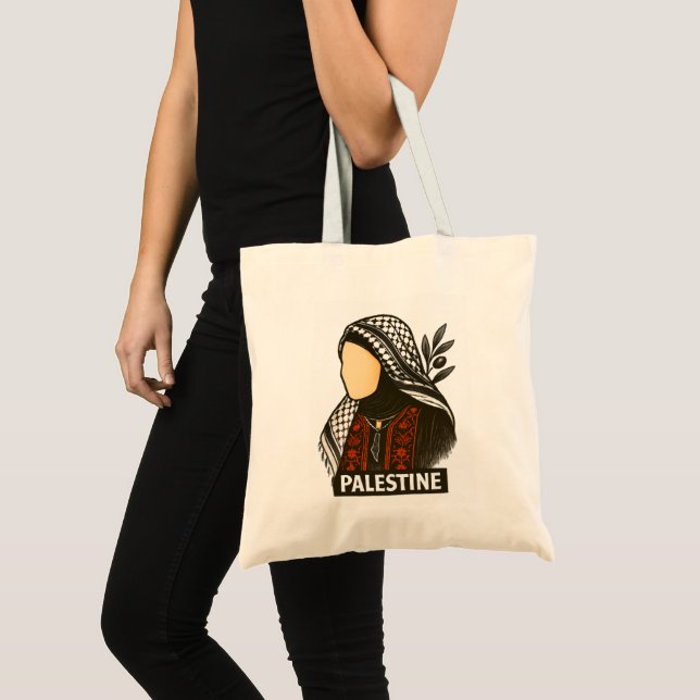 Bolso De Tela Mujer palestina (Anverso (producto))
