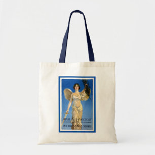 Bolso De Tela Mujer Patriótica Vintage Ángel, Compra Bonos de Gu