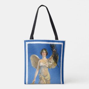 Bolso De Tela Mujer Patriótica Vintage Ángel, Compra Bonos de Gu