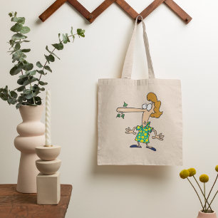 Bolso De Tela Mujer Que Dijo Mentiras