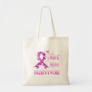Bolso De Tela Mujer sobreviviente sobreviviente de cáncer de mam