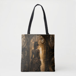 Bolso De Tela Mujer Steampunk Pasaje a través del tiempo