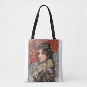 Bolso De Tela Mujer victoriana