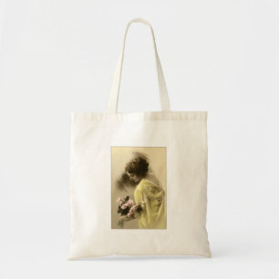 Bolso De Tela Mujer victoriana rosas rosadas, romántico