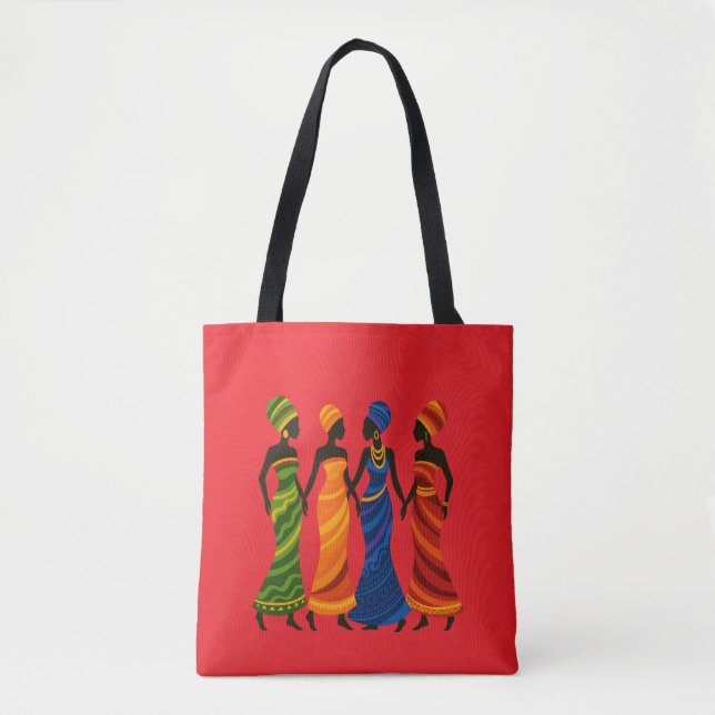Bolso De Tela Mujeres africanas (Anverso)