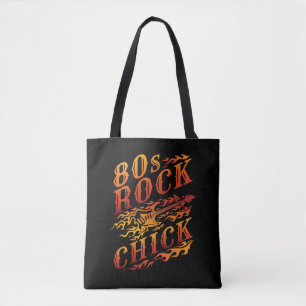 Bolso De Tela Mujeres amantes de la música rock chick de los año