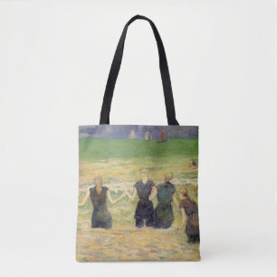 Bolso De Tela Mujeres Bañándose Dieppe de Paul Gauguin