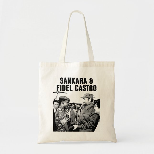 Bolso De Tela Mujeres Che Guevara Thomas De Sankara Africa Gif (Frente)