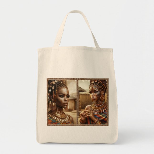 Bolso De Tela mujeres del pueblo (Frente)
