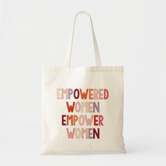 Bolso De Tela Mujeres Empoderadas Empoderan a Mujeres (Frente)